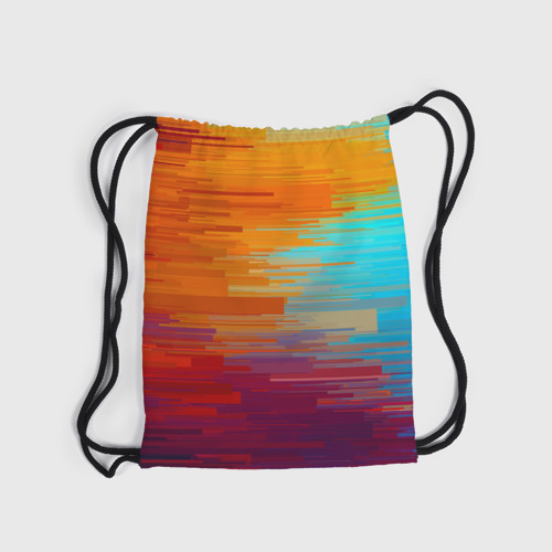 Рюкзак-мешок 3D Цветной глитч - фото 6