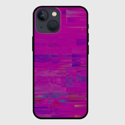 Чехол для iPhone 13 mini Фиолетово византийский глитч