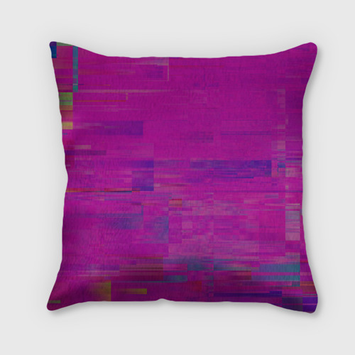 Подушка 3D Фиолетово византийский глитч - фото 2