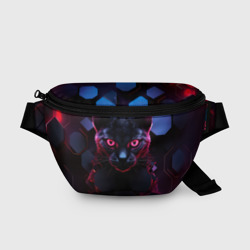 Поясная сумка 3D Panther Cyberpunk