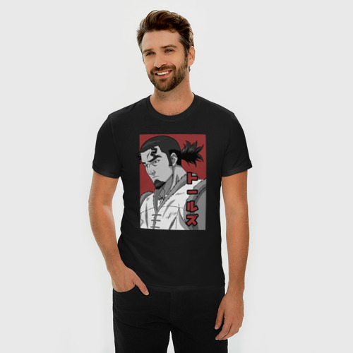 Мужская футболка хлопок Slim Торс - Сага о Винланде, цвет черный - фото 3