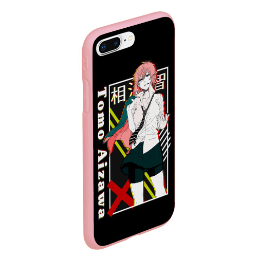 Чехол для iPhone 7Plus/8 Plus матовый Tomo Aizawa - девушка, цвет баблгам - фото 3