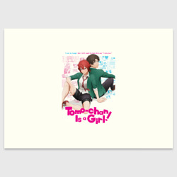 Поздравительная открытка Tomo-chan Is a Girl