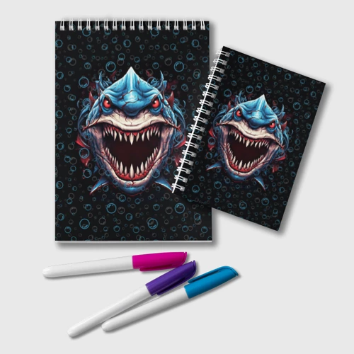 Блокнот Evil shark