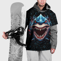 Накидка на куртку 3D Evil shark