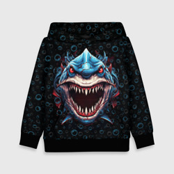 Детская толстовка 3D Evil shark