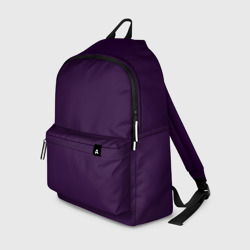 Рюкзак 3D Глубокий фиолетово-чёрный однотонный