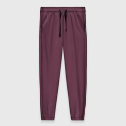 Женские брюки 3D Глубокий тёмно-пурпурный