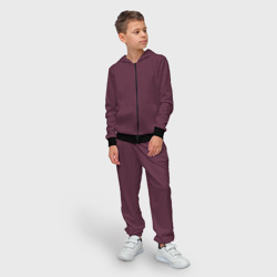 Детский костюм 3D Глубокий тёмно-пурпурный - фото 2
