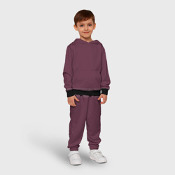 Детский костюм с толстовкой 3D Глубокий тёмно-пурпурный - фото 2