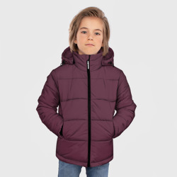Зимняя куртка для мальчиков 3D Глубокий тёмно-пурпурный - фото 2