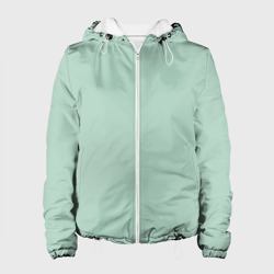 Женская куртка 3D Серо-зеленый однотонный