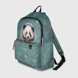 Рюкзак 3D Милая мордочка панды с бамбуком