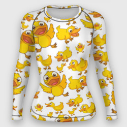 Женский рашгард 3D Yellow ducklings