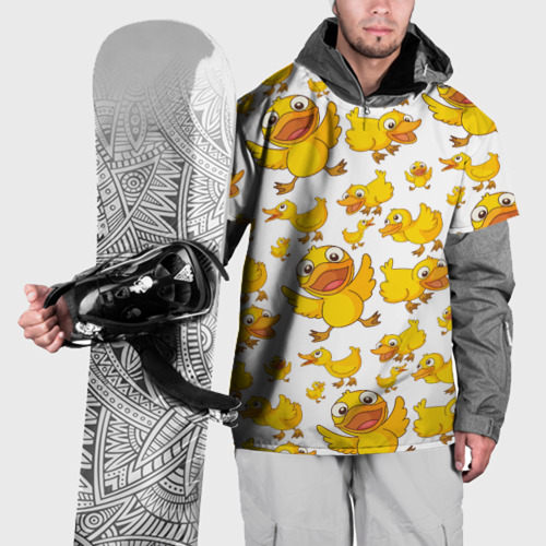 Накидка на куртку 3D Yellow ducklings, цвет 3D печать