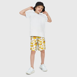 Детские спортивные шорты 3D Yellow ducklings - фото 2
