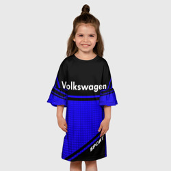Детское платье 3D Volkswagen sport blue - фото 2