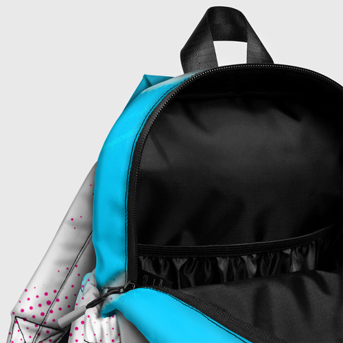 Детский рюкзак 3D Blue Exorcist neon gradient style: надпись, символ - фото 6