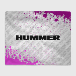 Hummer pro racing: надпись и символ – Плед с принтом купить со скидкой в -14%