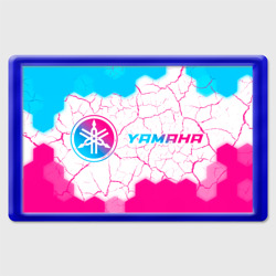 Магнит 45*70 Yamaha neon gradient style: надпись и символ