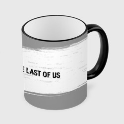 The Last Of Us glitch на светлом фоне: надпись и символ – Кружка с полной запечаткой с принтом купить