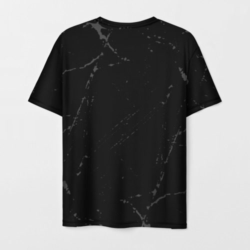 Мужская футболка 3D Evanescence glitch на темном фоне: надпись, символ, цвет 3D печать - фото 2