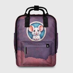 Женский рюкзак 3D Забавный ушастый мышонок