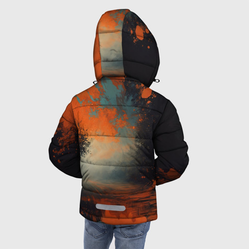 Зимняя куртка для мальчиков 3D Ревущий гепард, цвет красный - фото 4