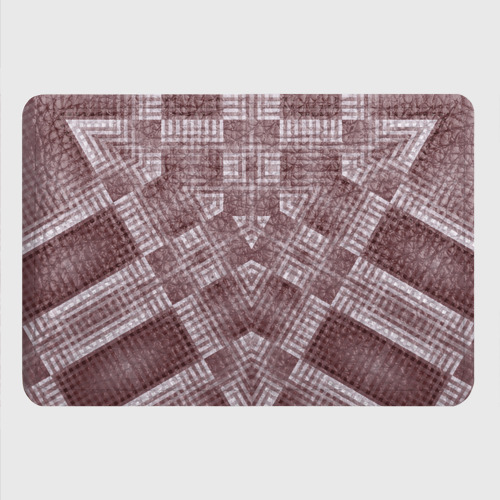 Картхолдер с принтом В коричневых тонах геометрический узор, цвет черный - фото 4