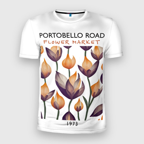 Мужская футболка 3D Slim Portobello Road Market, цвет 3D печать