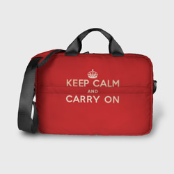 Сумка для ноутбука 3D Keep Calm and Carry On