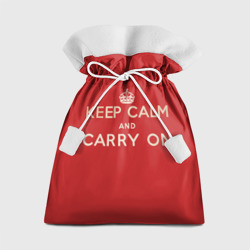 Подарочный 3D мешок Keep Calm and Carry On