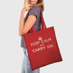 Шоппер 3D Keep Calm and Carry On - фото 2