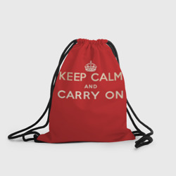 Рюкзак-мешок 3D Keep Calm and Carry On