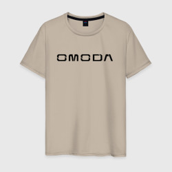 Мужская футболка хлопок Omoda big black logo