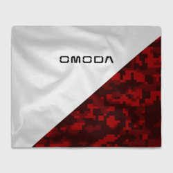 Плед 3D Omoda red white