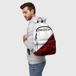 Рюкзак 3D Omoda red white - фото 2