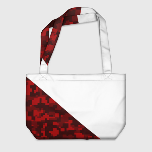 Пляжная сумка 3D Omoda red white - фото 2