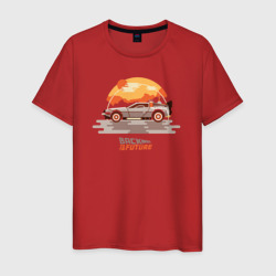 Back to the future sun – Мужская футболка хлопок с принтом купить со скидкой в -20%
