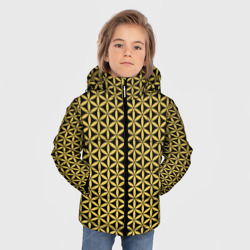Зимняя куртка для мальчиков 3D Цветок Жизни - Золото - фото 2