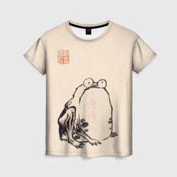 Женская футболка 3D Лягушка - Ито Джакучу