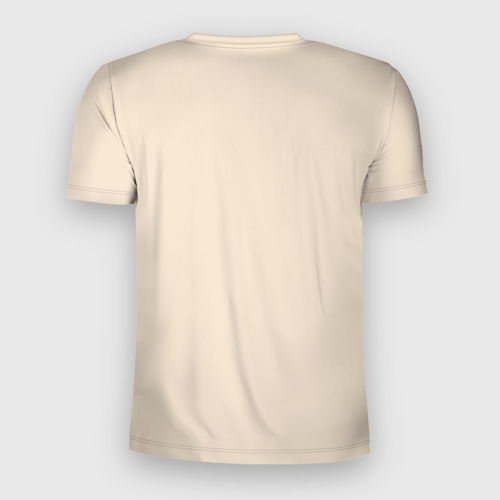 Мужская футболка 3D Slim с принтом Лягушка - Ито Джакучу, вид сзади #1
