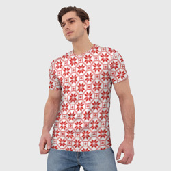 Мужская футболка 3D Алатырь - славянский символ - фото 2