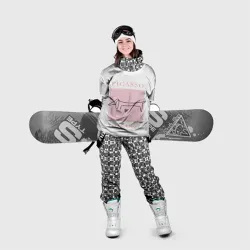 Накидка на куртку 3D Собака - Пабло Пикассо - фото 2