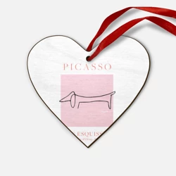 Деревянная игрушка Сердце Собака - Пабло Пикассо
