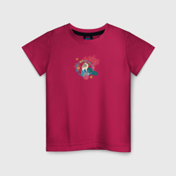 Сиамская кошка русалка – Детская футболка хлопок с принтом купить со скидкой в -20%
