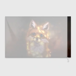 Флаг 3D Лисенок в гирлянде - фото 2