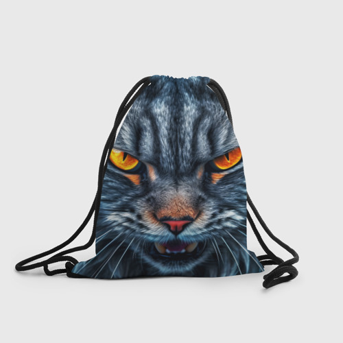 Рюкзак-мешок 3D Angry cat