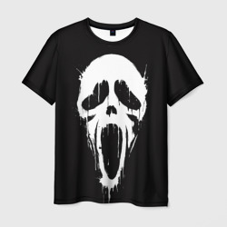 Мужская футболка 3D Лицо призрака