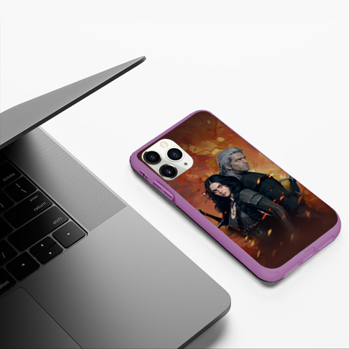 Чехол для iPhone 11 Pro матовый с принтом Ведьмак - Йеннифэр, фото #5